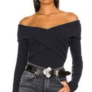 FREE PEOPLE MARLEY TOP -  Navy Blue